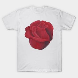 Red Rose Drawing T-Shirt